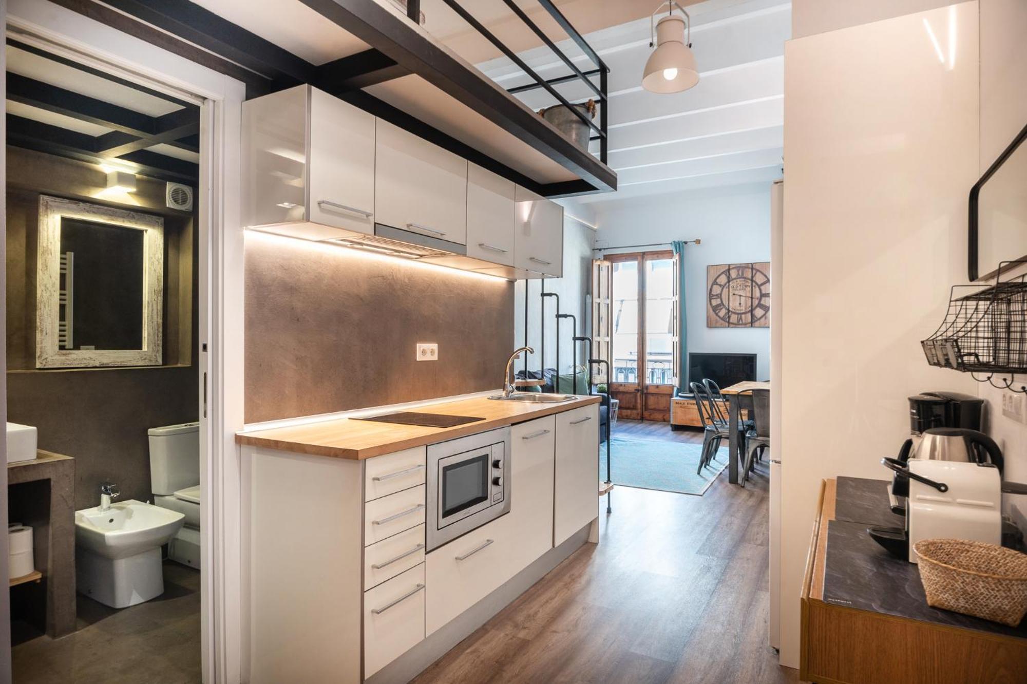 Beautiful Renovated Loft Minutes From The Beach Barcelona Exterior photo